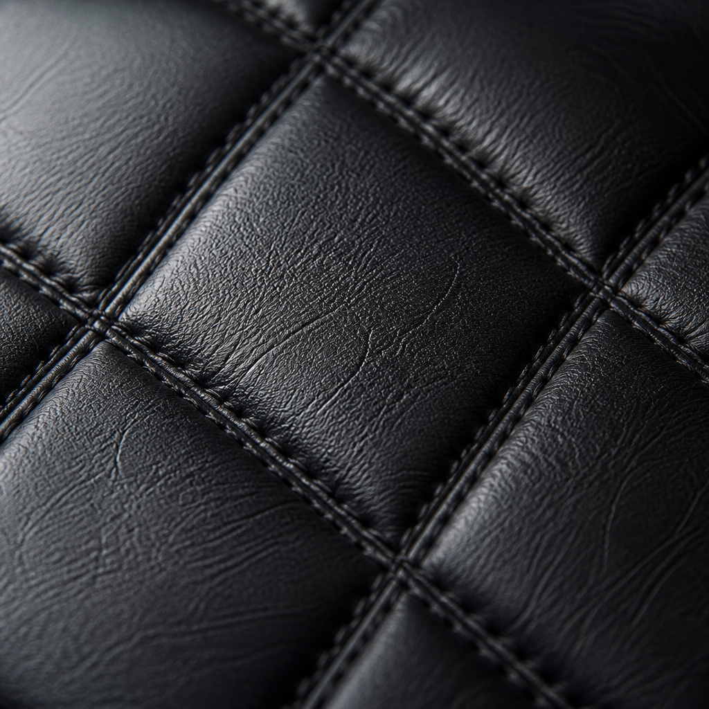 Macro of premium leather texture